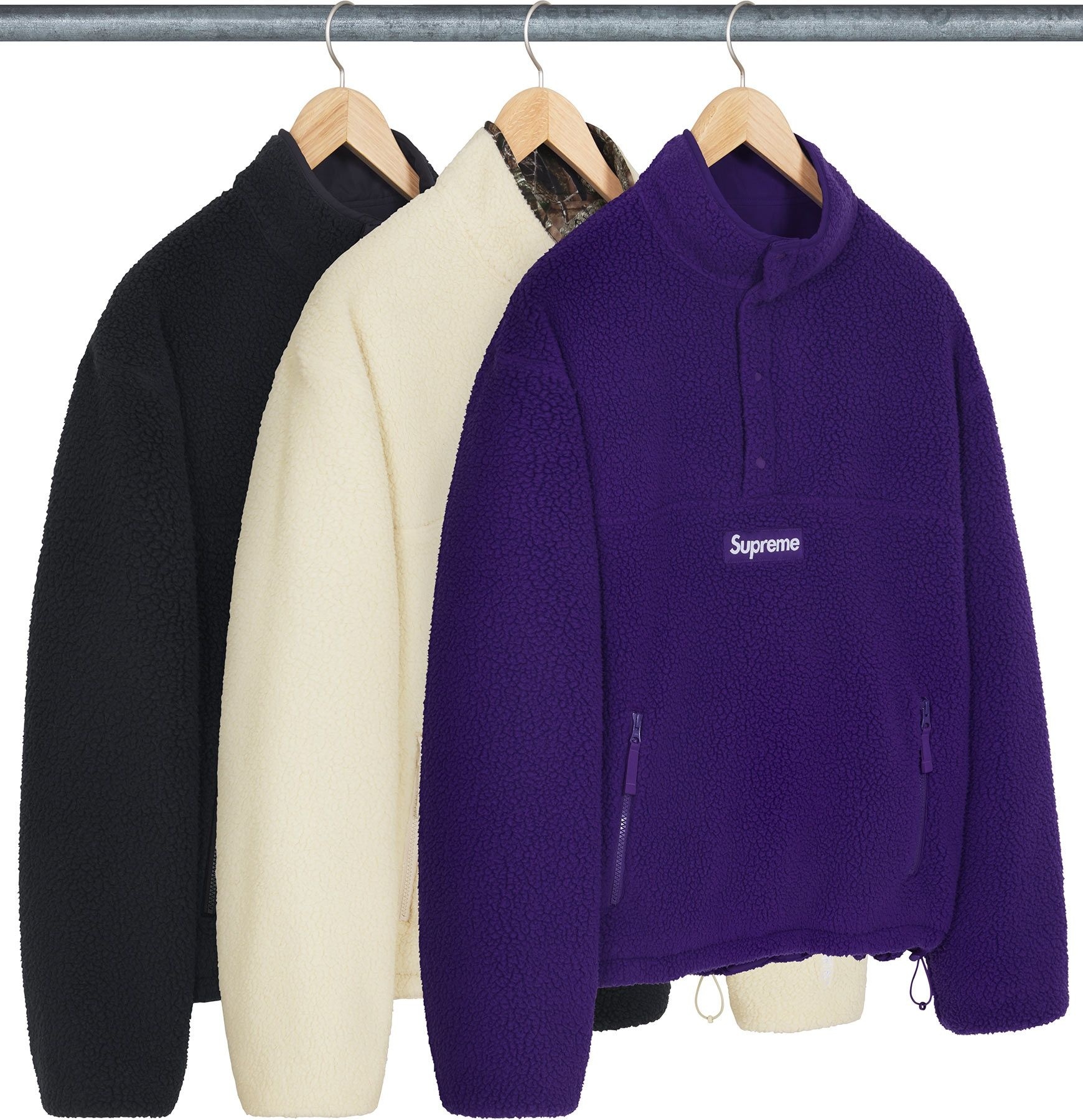 Polartec® Shearling Reversible Pullover view 22